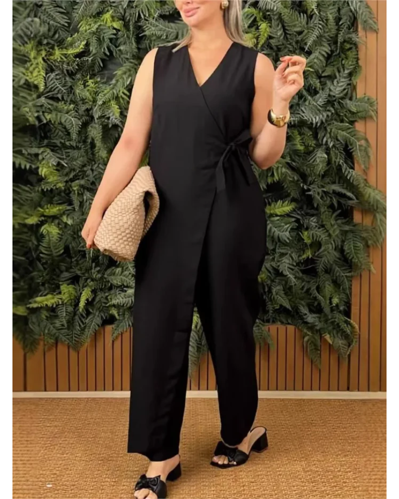 Renata – Stylowy letni komplet z szerokimi nogawkami