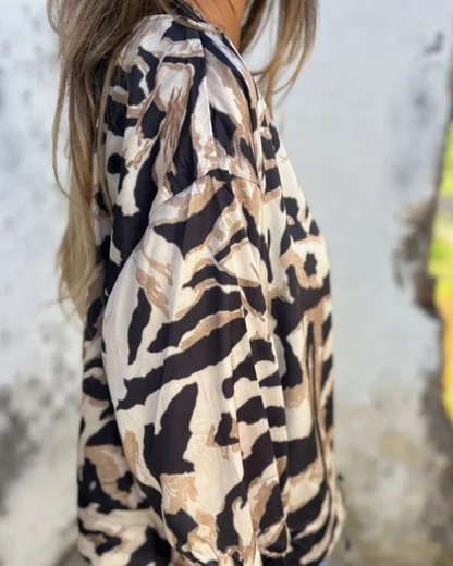 DARALA | Stylowy Bomber Print Jacket