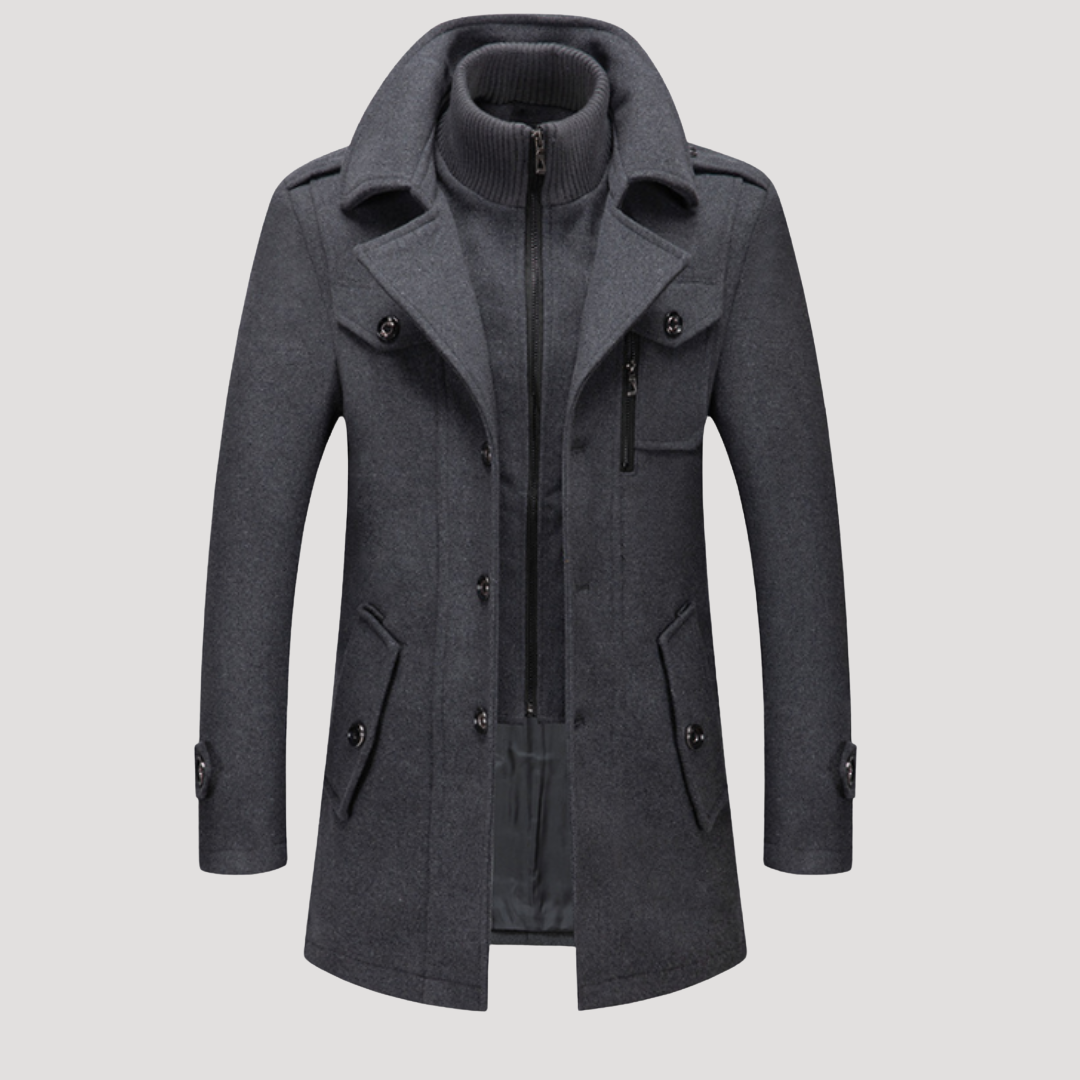 Jakub | Ciepły i Elegancki Płaszcz dla Mężczyzn