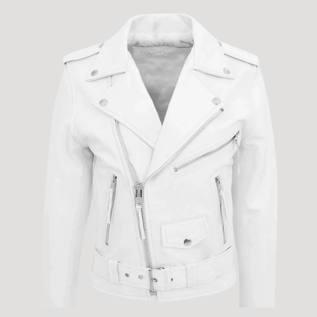 Erazm | Elegancka kurtka bomberka ze skóry