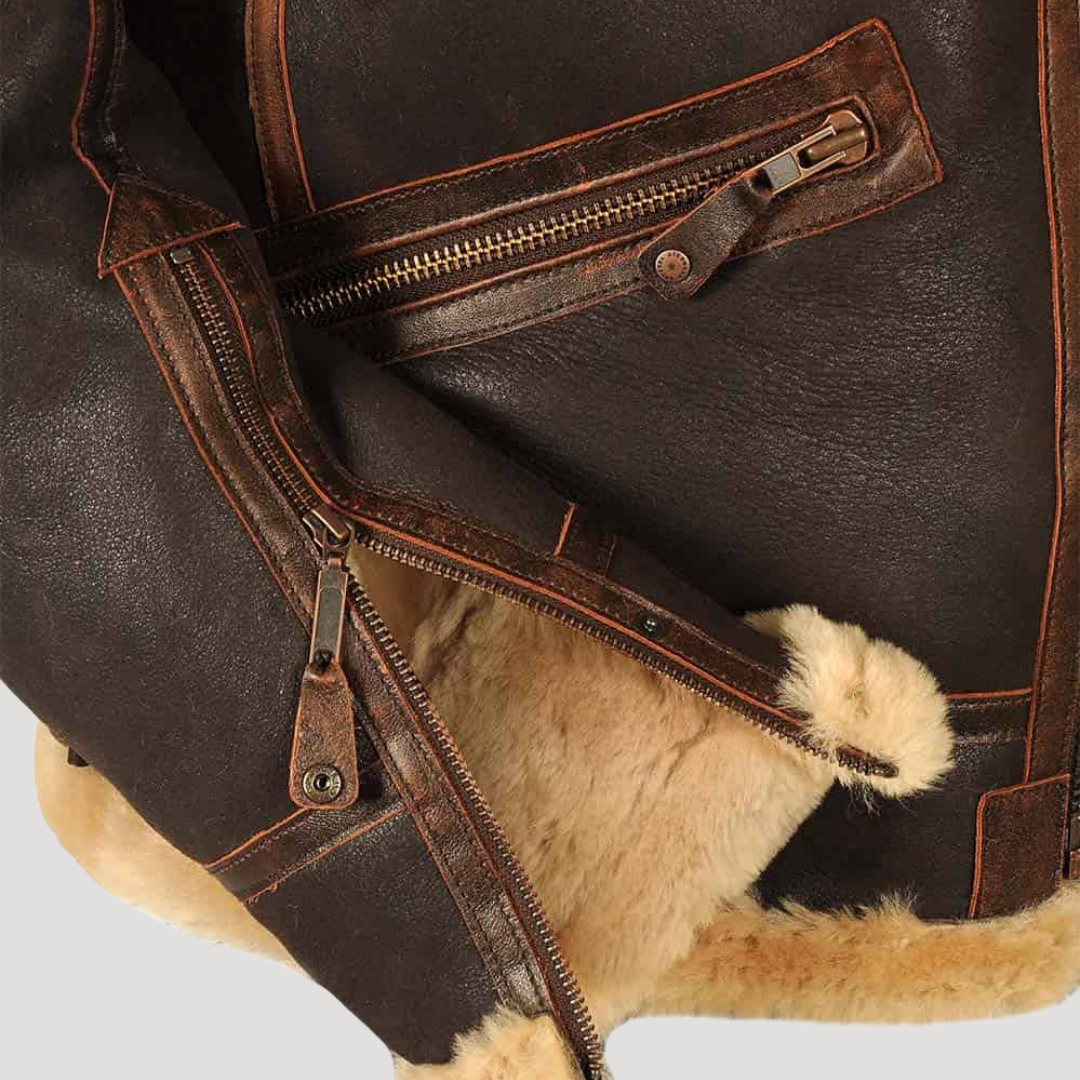 Remigiusz | Ciepła kurtka pilotka