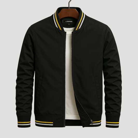 Morin | Stylowa kurtka bomber w paski
