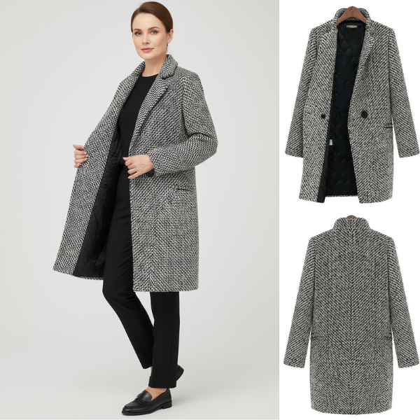 Emilia | Elegancki i ciepły płaszcz jesienno-zimowy